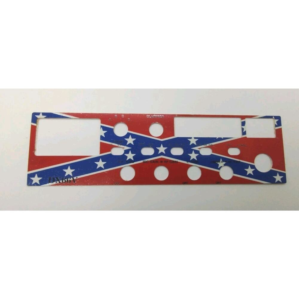 Workman 66REB Radio Replacement Faceplate Chrome Face For Galaxy DX66V CB Ham